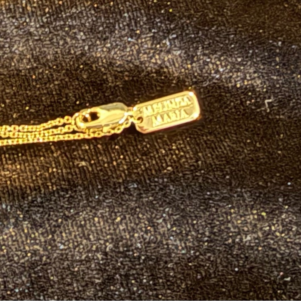 Melinda Maria Gold Star Necklace with Sparkling Accents - Picture 3 of 6